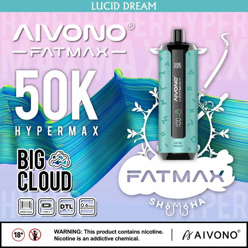 Aim Fatmax 50K Puffs Dtl Shisha