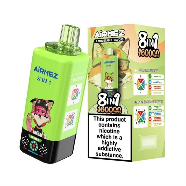 Airmez Fox 8in1 160K Puffs Vape