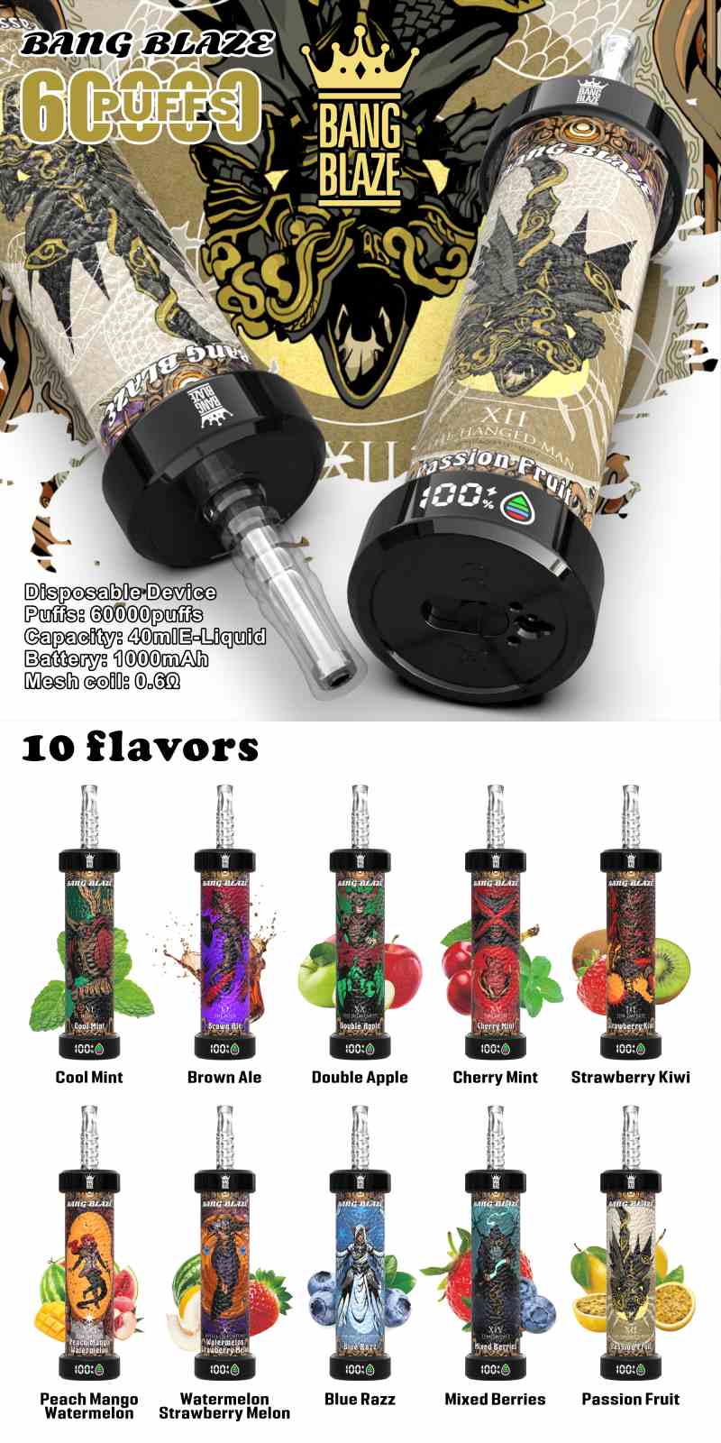Bang Blaze 60000 Puffs