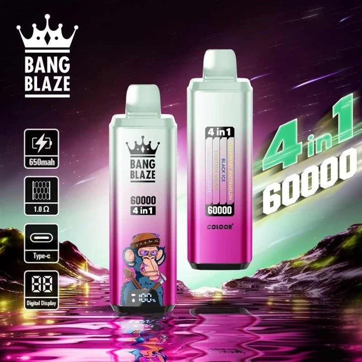 Bang Blaze 60K Puffs 4 IN 1 Flavor Vapes