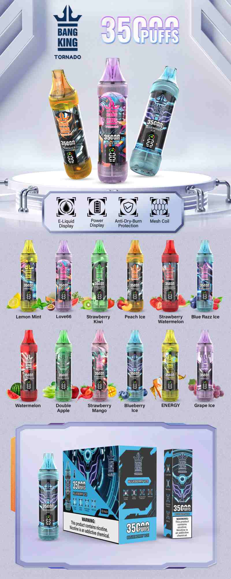 Bang King Tornado 35000