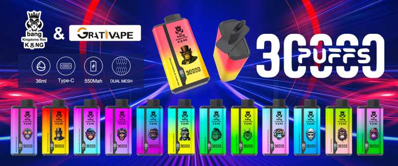 Grativape Bang Kingdoms Rex King 30000 Puffs