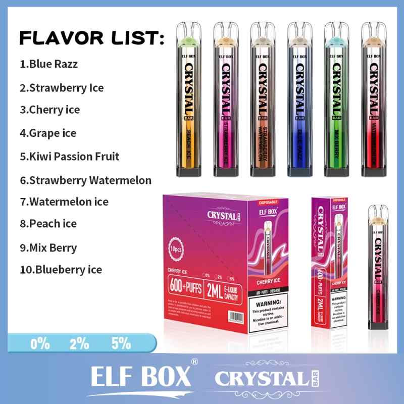 Elf Box Crystal Vape Bar