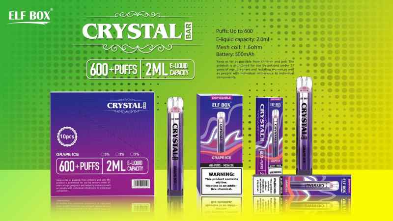 Elf Box Crystal Vape Bar