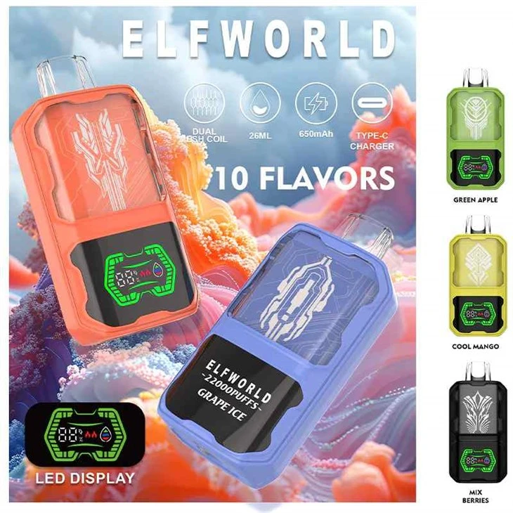 Elfworld Ai22000 Puffs Disposable Vape