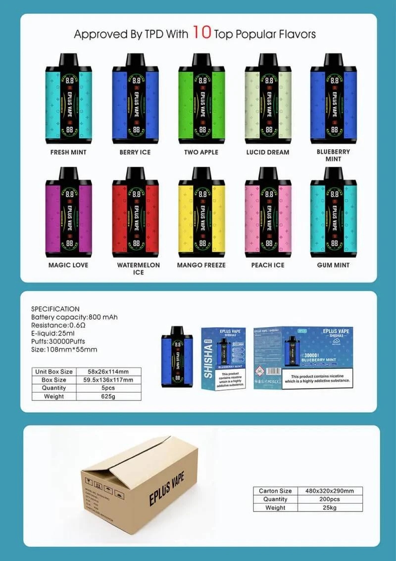 Eplus Vape Shisha Pro 30000