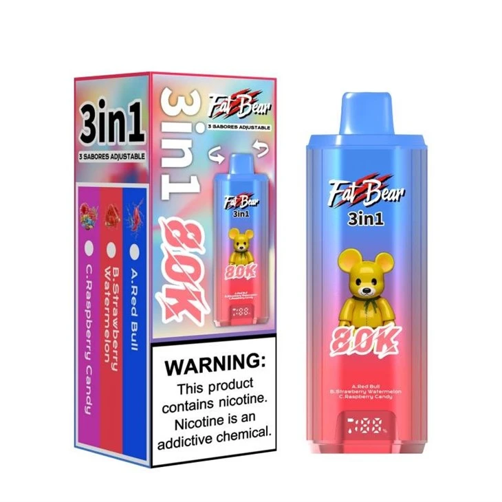 Fat Bear 3 IN 1 80K Puffs