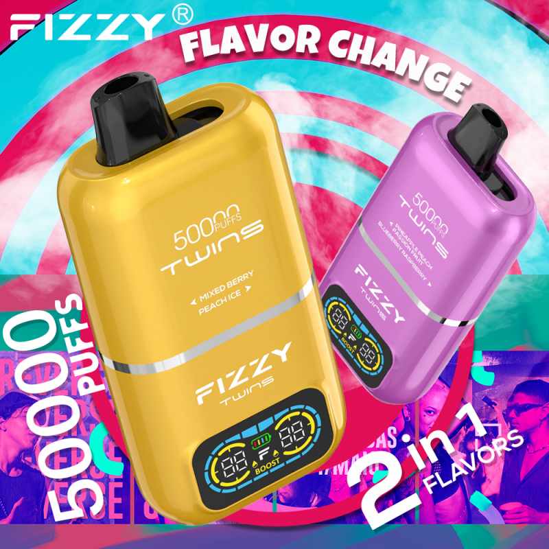 Fizzy Twins 50000 Puffs