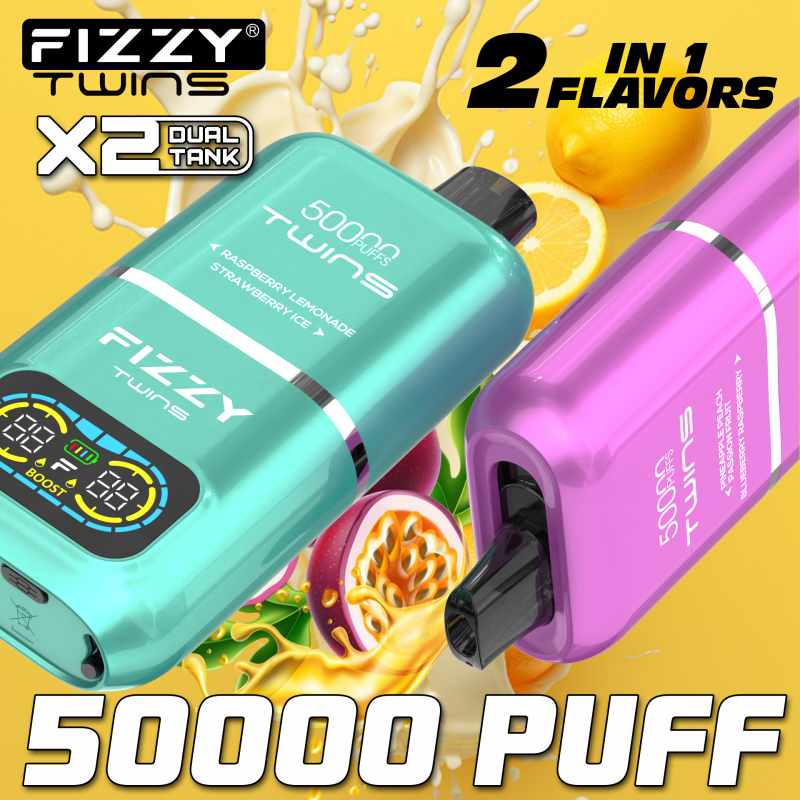 Fizzy Twins 50000 Puffs