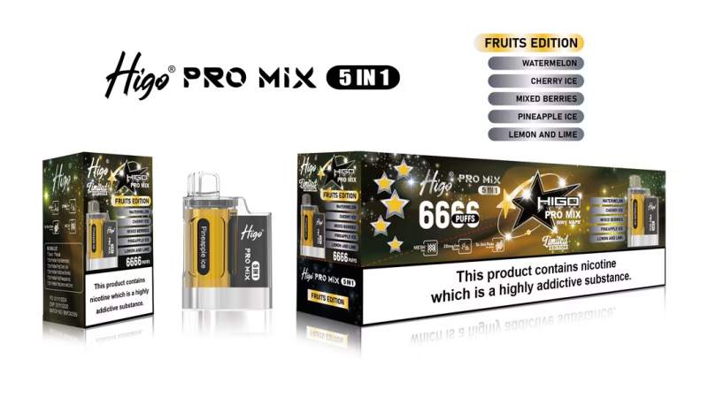 Higo Pro Mix 6666 Puffs 5 IN 1