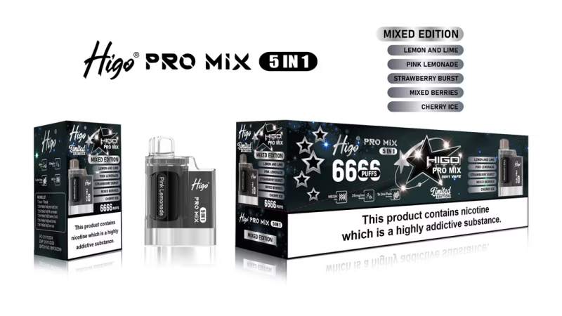 Higo Pro Mix 6666 Puffs 5 IN 1