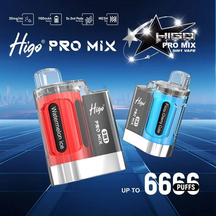 Higo Pro Mix 6666 Puffs 5 IN 1