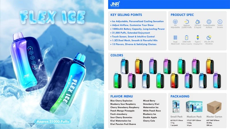 Jnr Flex Ice 21000 Puff Vape