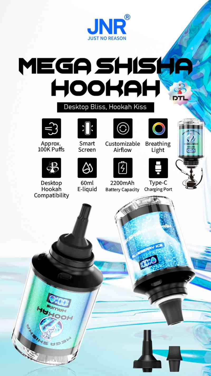 Jnr Mega Shisha Hookah 100000 Dtl