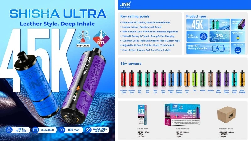 Jnr Shisha Ultra 45K Puffs
