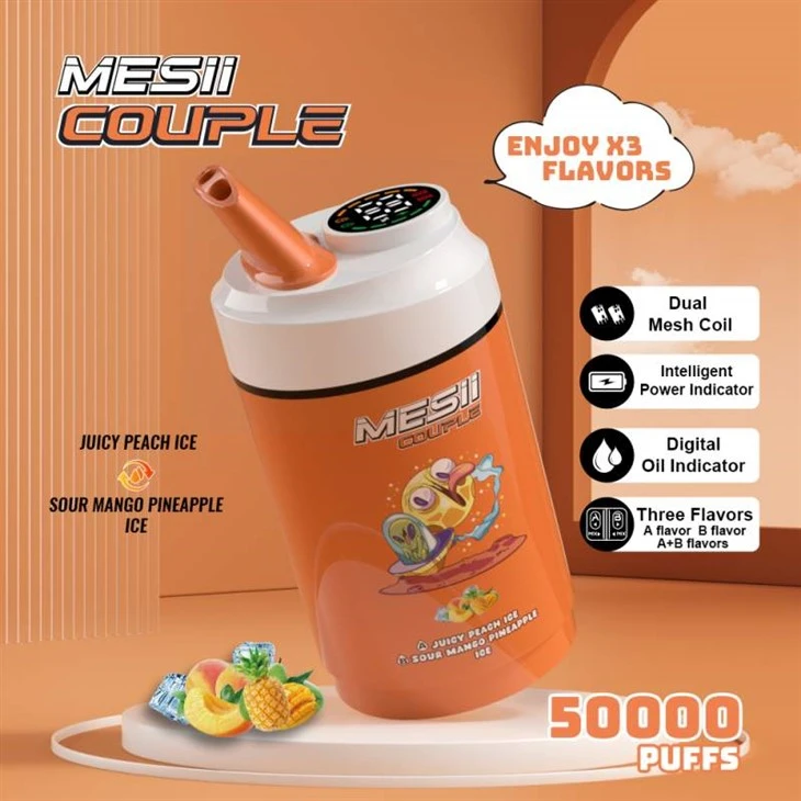 Mesii Couple 50000 Puffs Double Flavor Twins