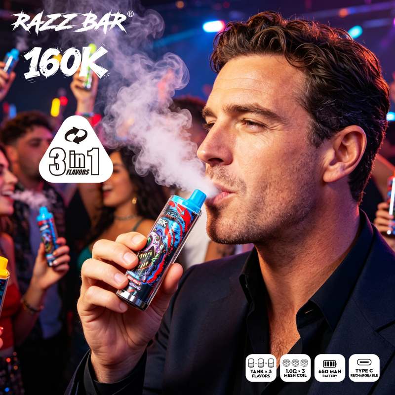 Razz Bar 3in1 160000 Puffs