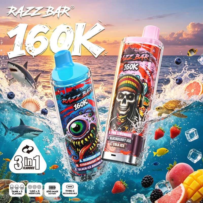 Razz Bar 3in1 160000 Puffs