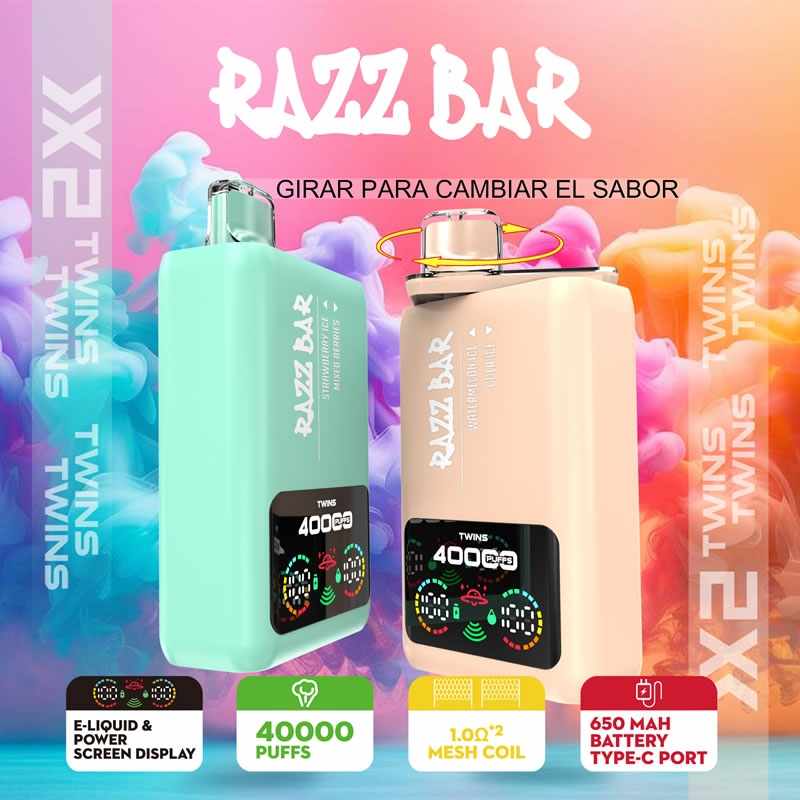 Razz Bar 40K Double Flavor