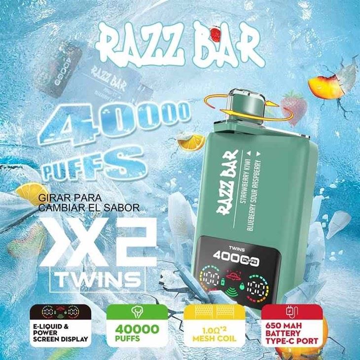 Razz Bar 40K Double Flavor