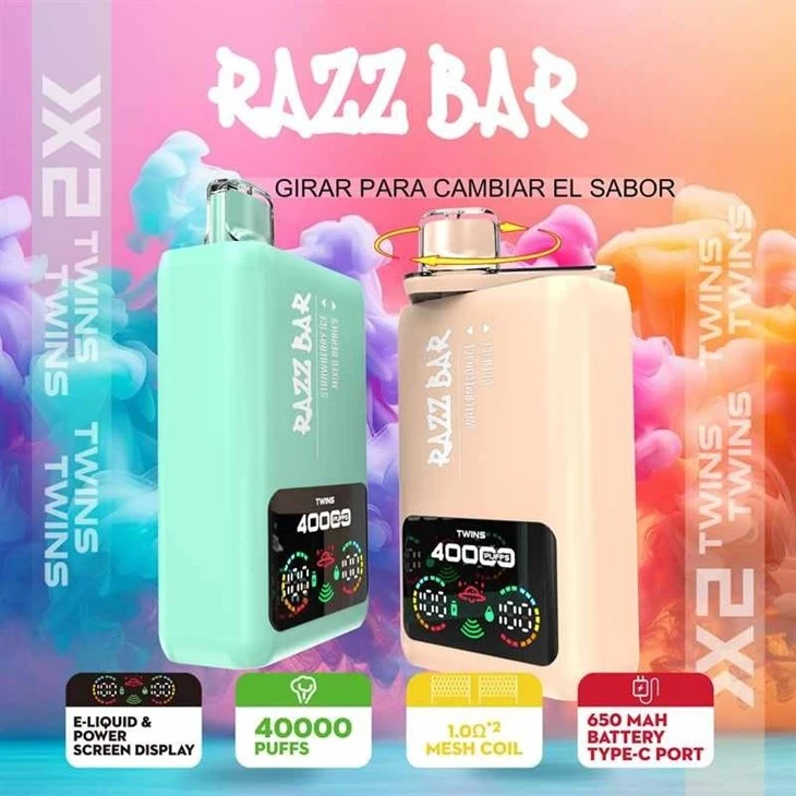 Razz Bar 40K Double Flavor