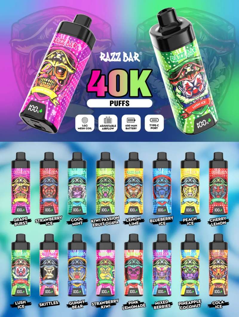 Razz Bar 40000 Single Flavor