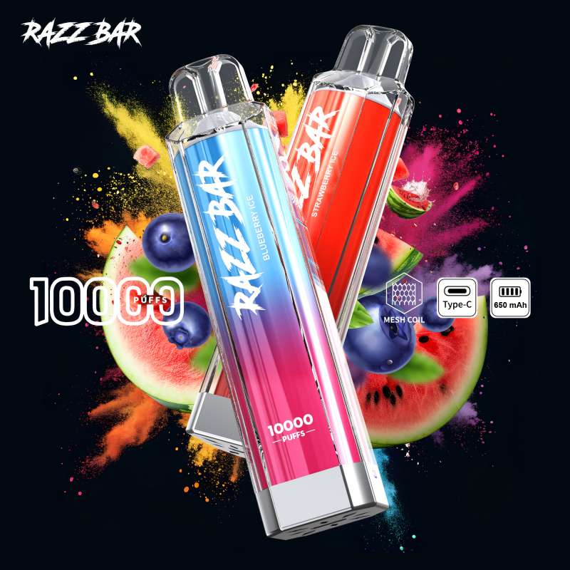 Razz Bar Crystal 10000 Puffs