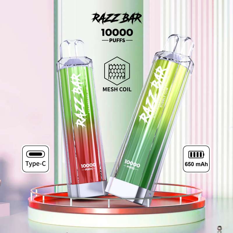 Razz Bar Crystal 10000 Puffs