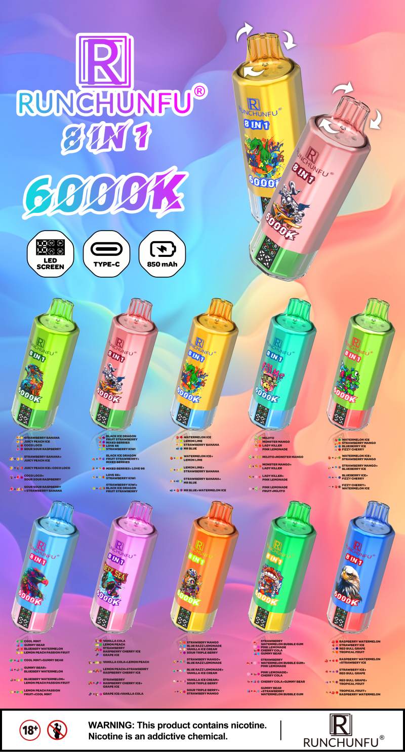 Runchunfu 6000000 Puffs