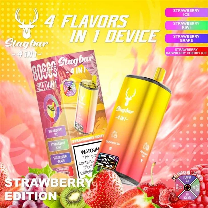 Stag Bar 80000 Puffs 4 IN 1 Flavor