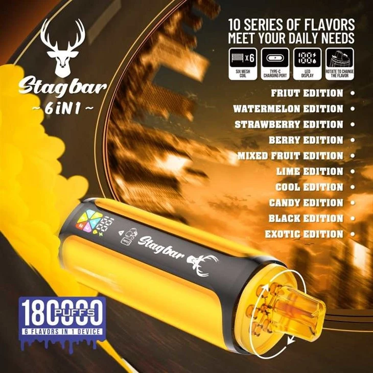 Stag Bar 6in1 180K Puffs Vape