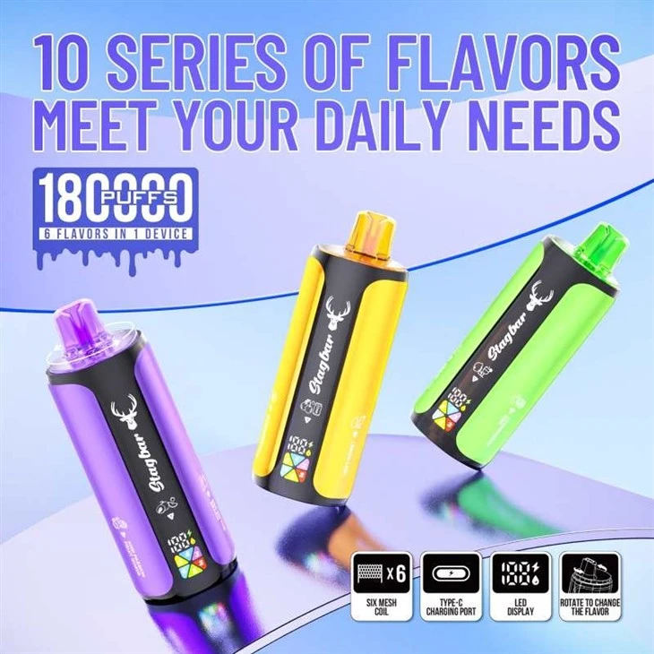 Stag Bar 6in1 180K Puffs Vape