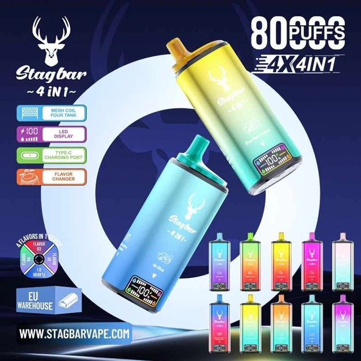 Stag Bar 80K 4 IN 1 Flavor