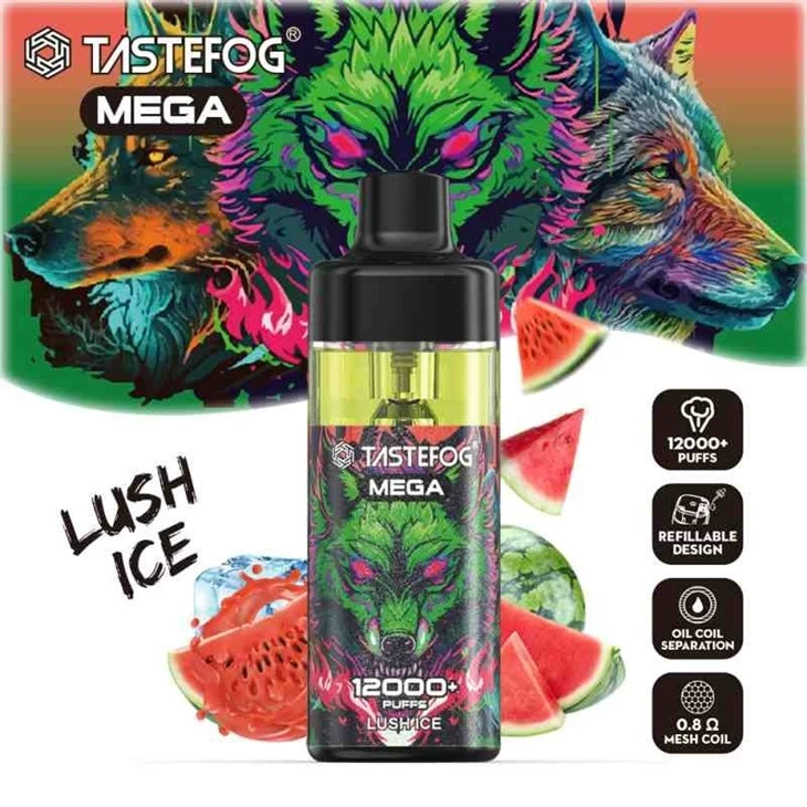 Tastefog Mega 12000 Razz Bar