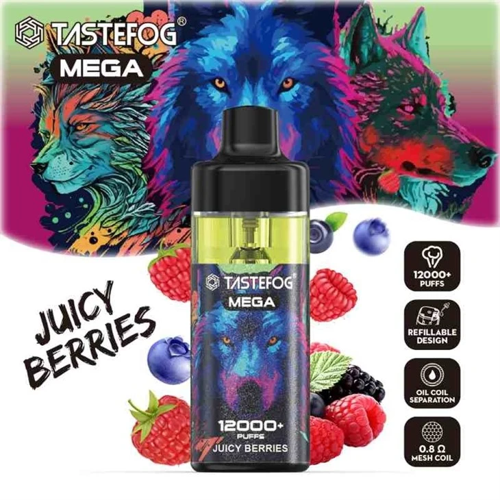 Tastefog Mega 12000 Razz Bar