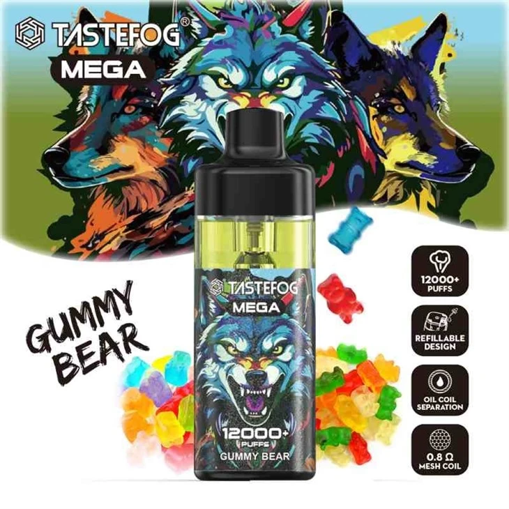 Tastefog Mega 12000 Razz Bar