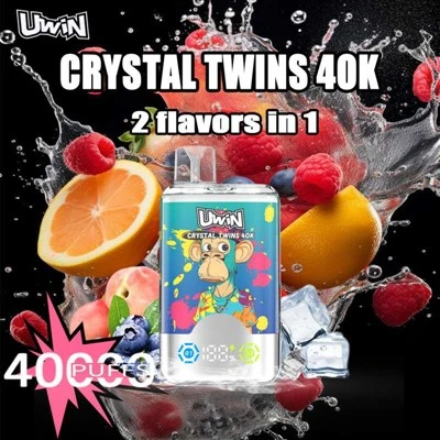 Uwin Crystal Twins 40000 Puffs Dual Flavor