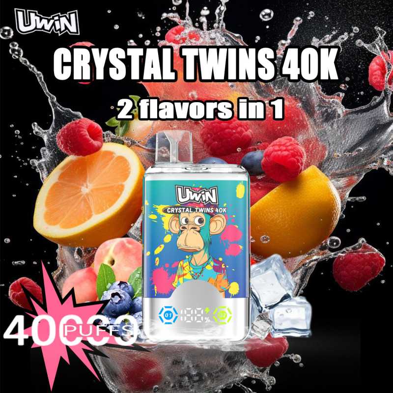 Uwin Crystal Twins 40000 Puffs Dual Flavor
