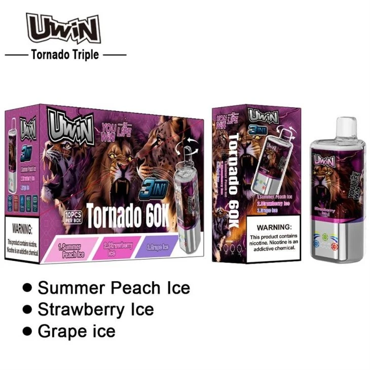 Uwin X Randm Tornado 60K Triple Flavor