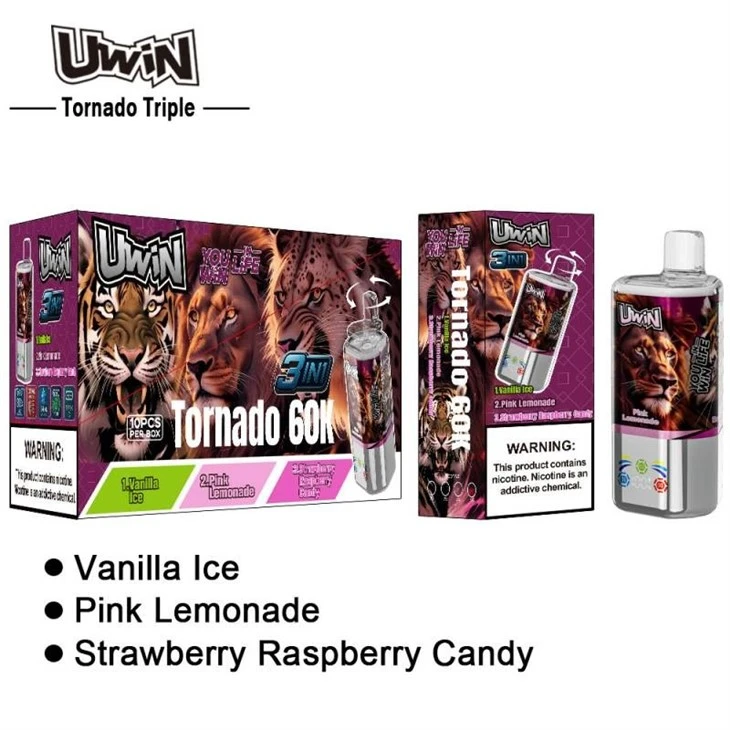 Uwin X Randm Tornado 60K Triple Flavor
