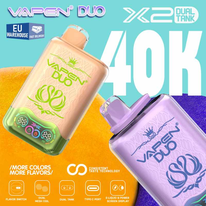 Vapen Duo 40000 Puffs Double Flavors