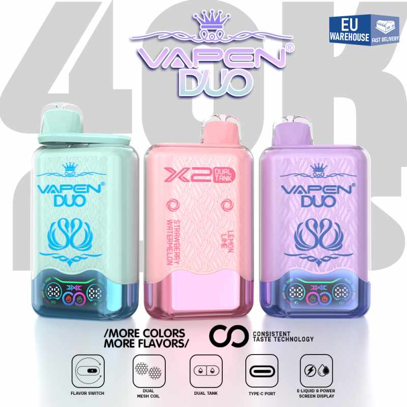 Vapen Duo 40000 Puffs Double Taste Twins