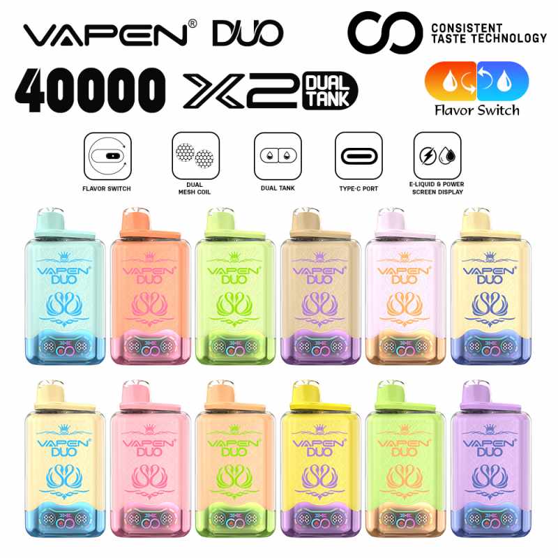 Vapen Duo 40000 Puffs Double Taste Twins