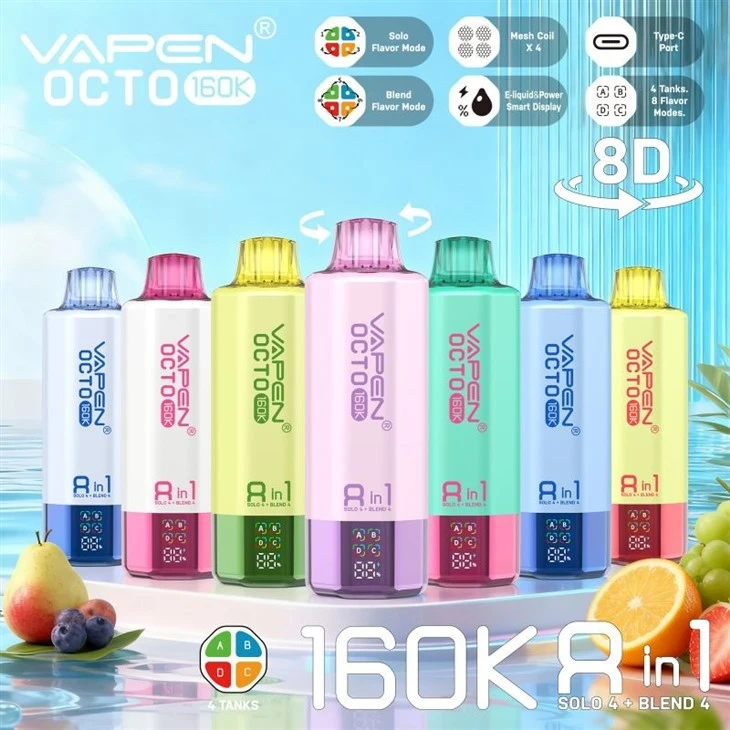 Vapen Octo 8in1 160K Puffs