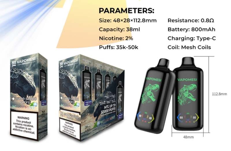 Vapomesi Dinosaur 50000 Puffs
