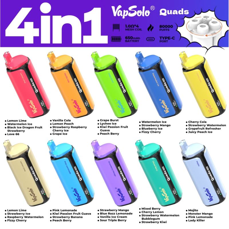Vapsolo Quads 80000