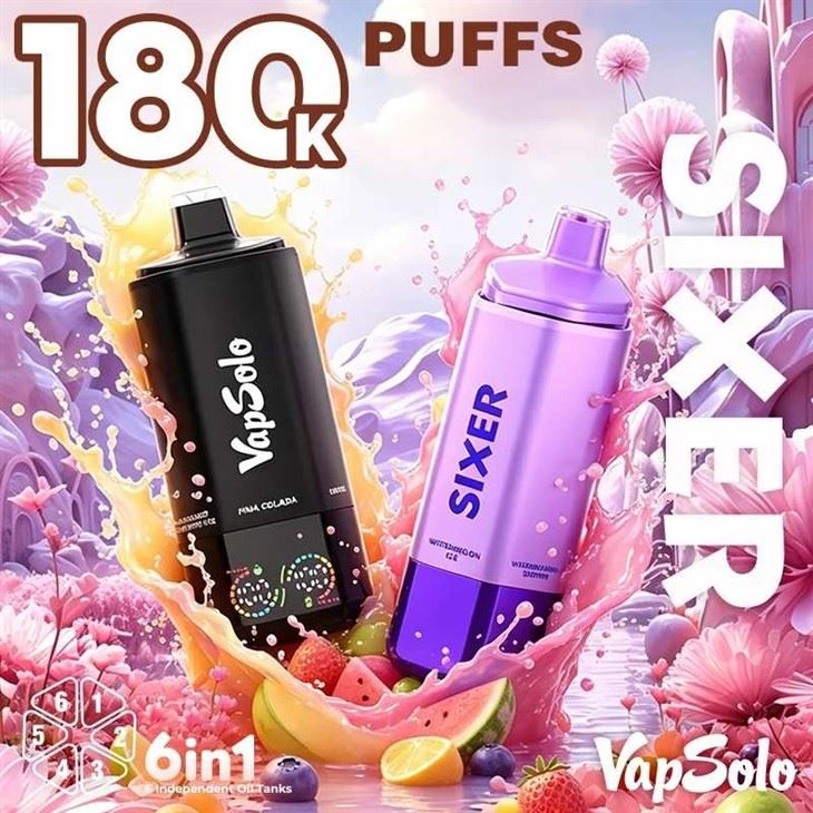 Vapsolo Sixer 180K Puffs