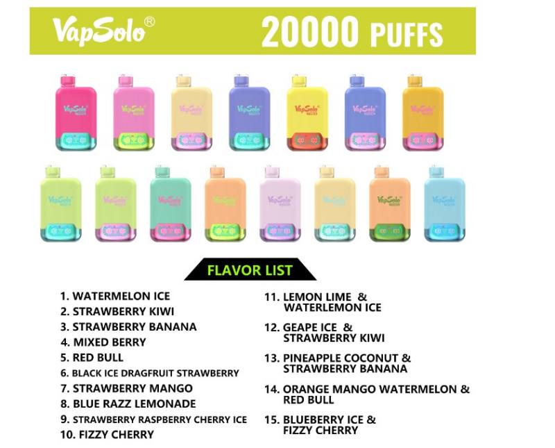Vapsolo Twins 20K Puff