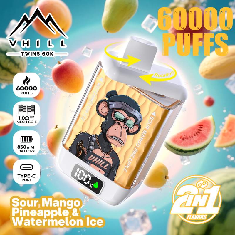 Vhill Twins 60000 Puffs