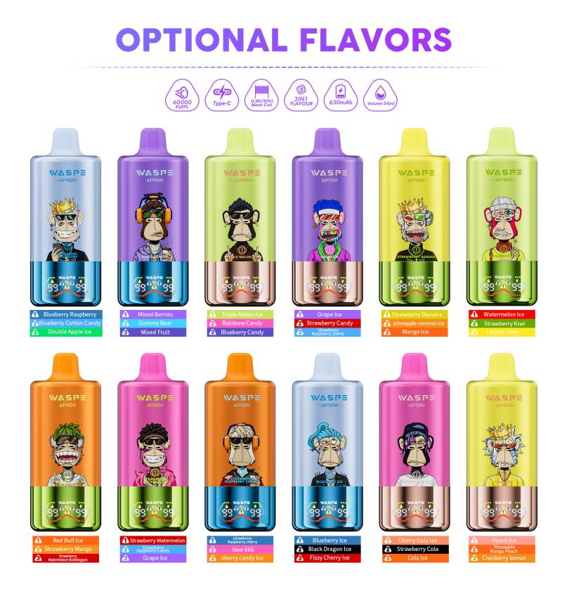 Waspe 60K 3 IN 1 Triple Flavor